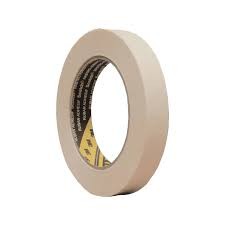 3M Crepe White Masking Tape 1 Inch 40m